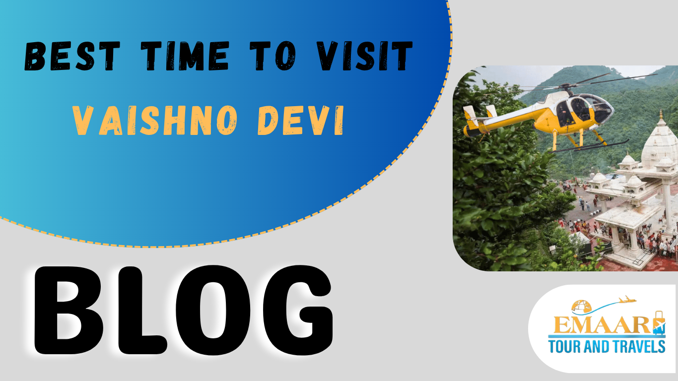 Best time to visit Vaishno Devi — pilgrims trekking the Katra to Bhawan route through pine forest