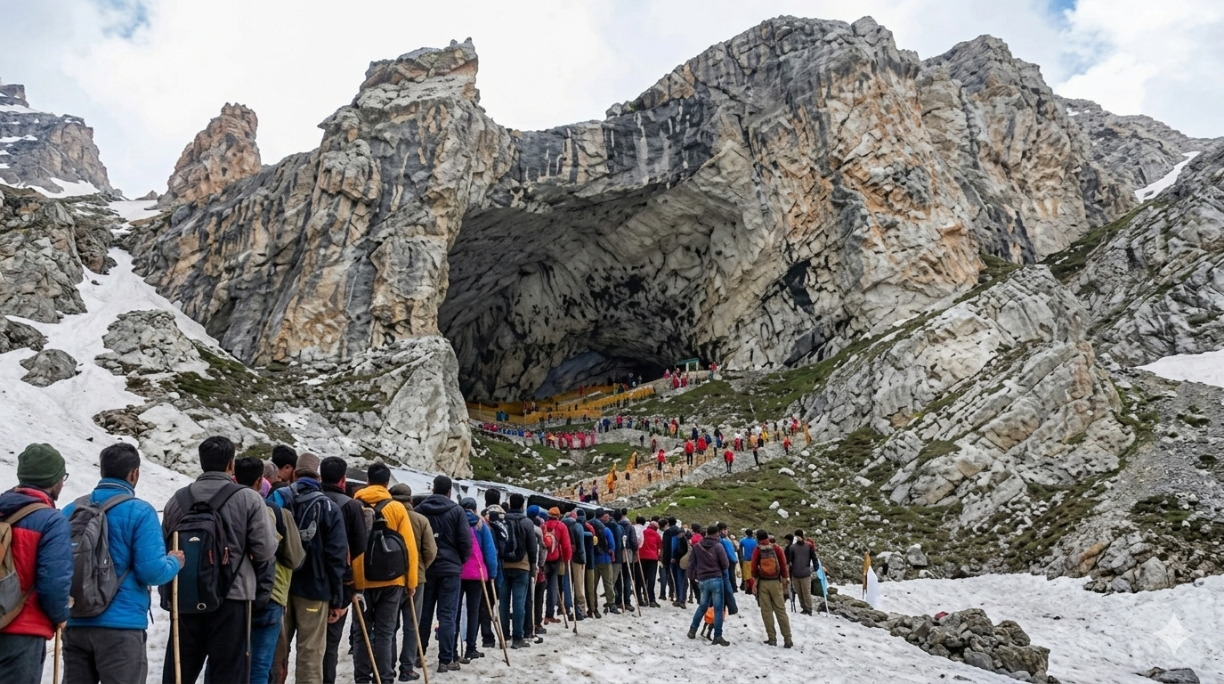 Amarnath yatra kashmir 2026 best worship place of hindu people